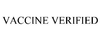 VACCINE VERIFIED