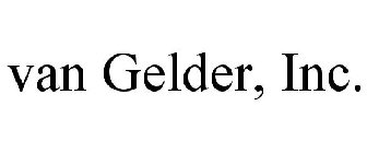 VAN GELDER, INC.