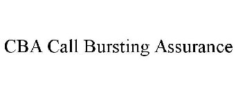 CBA CALL BURSTING ASSURANCE