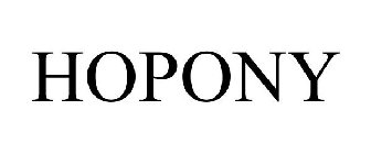HOPONY