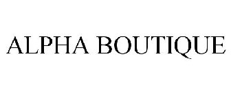 ALPHA BOUTIQUE