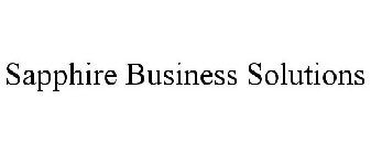 SAPPHIRE BUSINESS SOLUTIONS