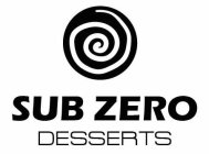 SUB ZERO DESSERTS