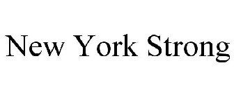 NEW YORK STRONG