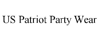 US PATRIOT PARTY WEAR