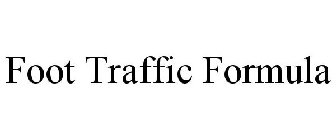 FOOT TRAFFIC FORMULA