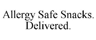 ALLERGY SAFE SNACKS. DELIVERED.