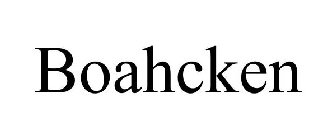 BOAHCKEN