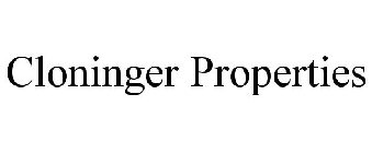 CLONINGER PROPERTIES