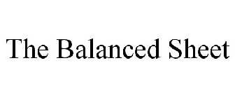 THE BALANCED SHEET