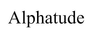 ALPHATUDE