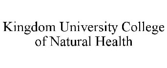 KINGDOM UNIVERSITY COLLEGE OF NATURAL HEALTH