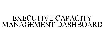 EXECUTIVE CAPACITY MANAGEMENT DASHBOARD