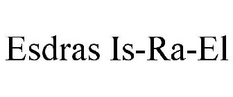 ESDRAS IS-RA-EL