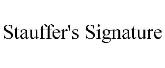 STAUFFERS SIGNATURE