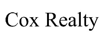 COX REALTY