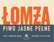 LOMZA PIWO JASNE PELNE FULL-BODIED BEER LOMZA 1968 BREWED IN POLAND