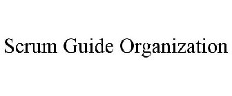 SCRUM GUIDE ORGANIZATION