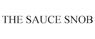 THE SAUCE SNOB