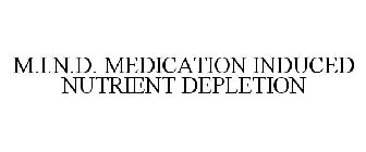 M.I.N.D. MEDICATION INDUCED NUTRIENT DEPLETION