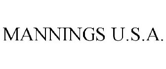 MANNINGS U.S.A.