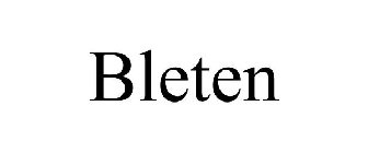 BLETEN