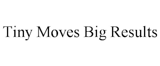 TINY MOVES BIG RESULTS