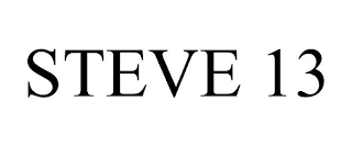 STEVE 13