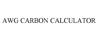 AWG CARBON CALCULATOR