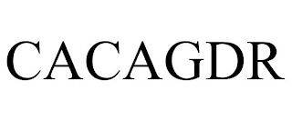 CACAGDR