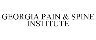 GEORGIA PAIN & SPINE INSTITUTE
