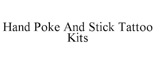 HAND POKE AND STICK TATTOO KITS