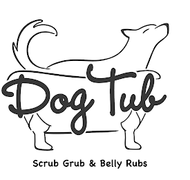 DOG TUB SCRUB GRUB & BELLY RUBS