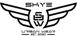 SKYE, SUW, URBAN WEAR, EST 2020, WING