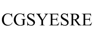 CGSYESRE