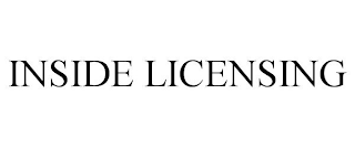 INSIDE LICENSING