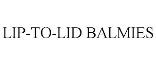 LIP-TO-LID BALMIES
