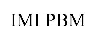 IMI PBM