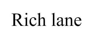 RICH LANE