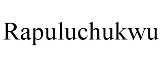 RAPULUCHUKWU