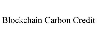 BLOCKCHAIN CARBON CREDIT