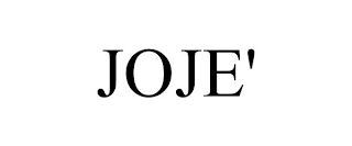 JOJE'