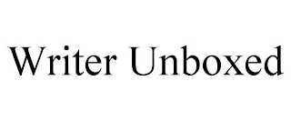 WRITER UNBOXED