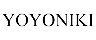 YOYONIKI