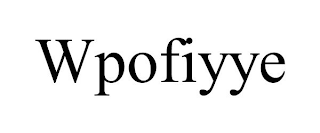 WPOFIYYE