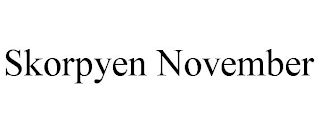 SKORPYEN NOVEMBER