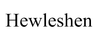 HEWLESHEN