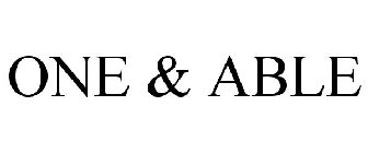 ONE & ABLE