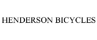 HENDERSON BICYCLES