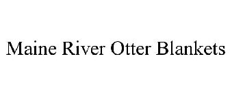 MAINE RIVER OTTER BLANKETS